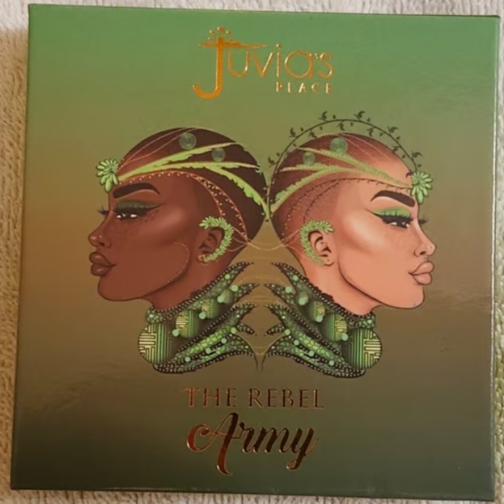 Like New Juvia's Place "The Rebel Army" 4 Pan Pressed Pigment Eyeshadow Palette